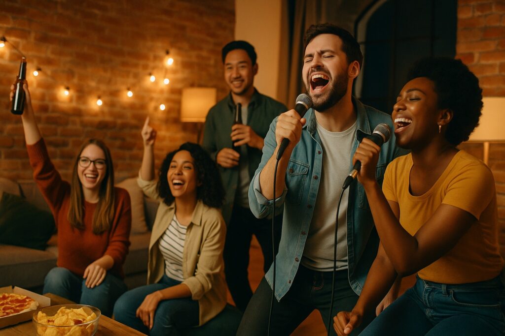 karaoke-loft-team-singing-party