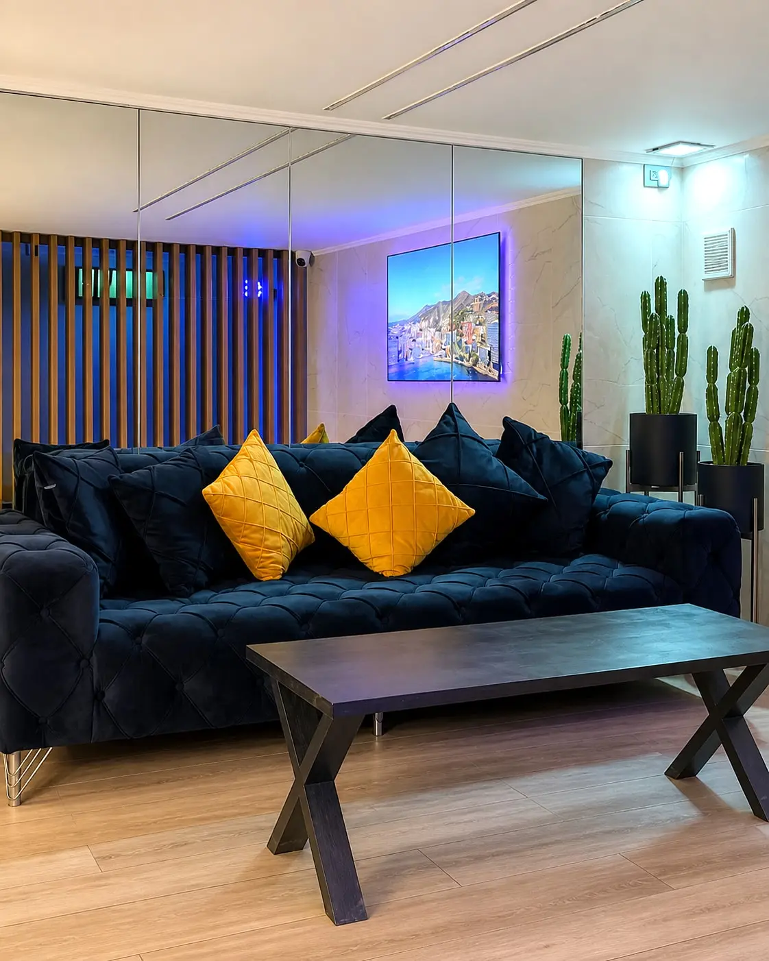Private seating space for the whole birthday group