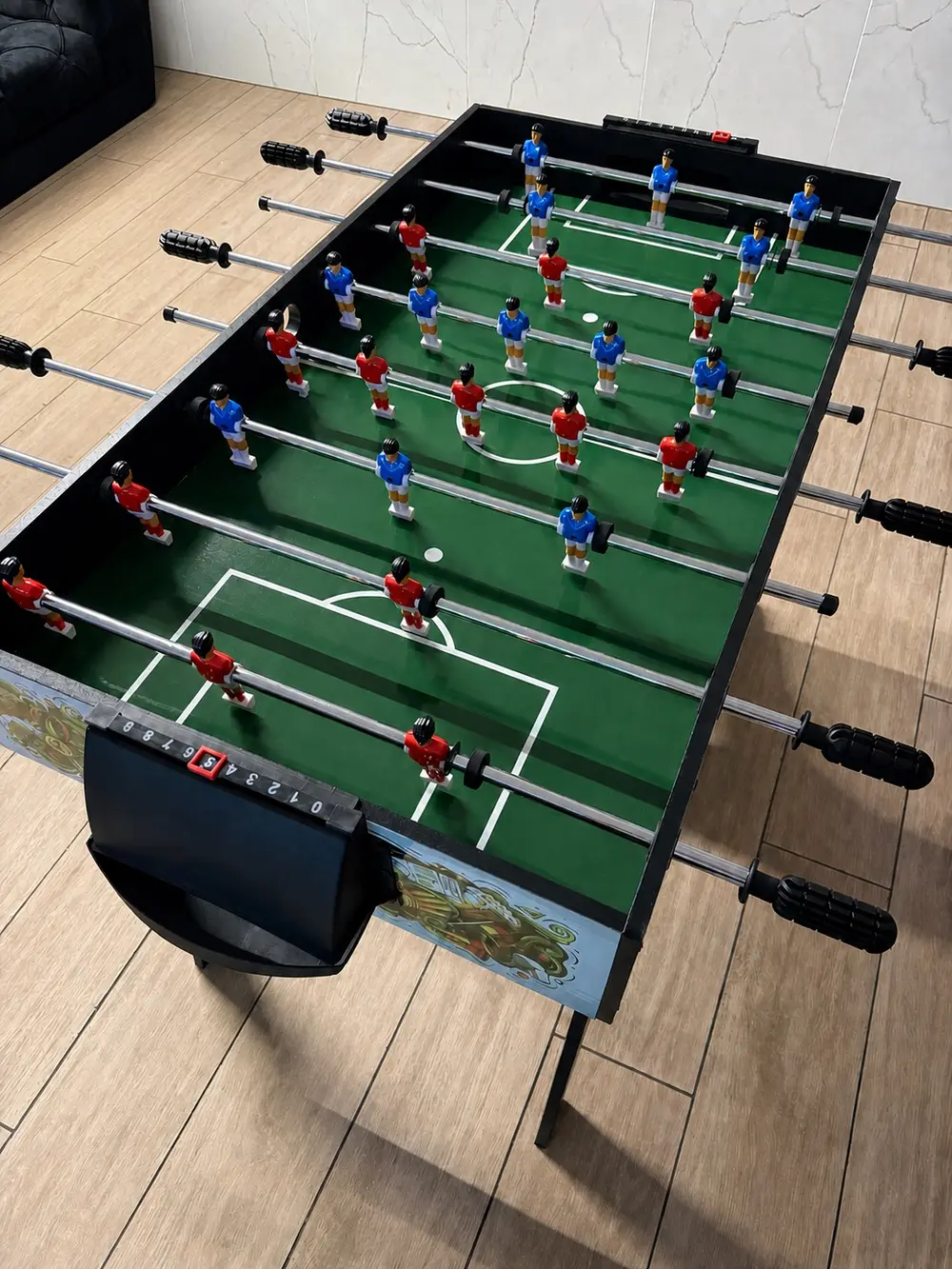 Foosball table at Elvis Loft